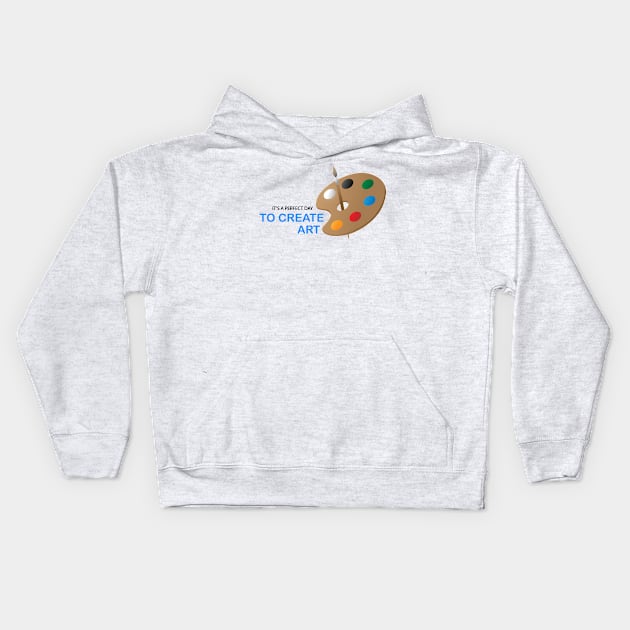 Create art Kids Hoodie by Karroart